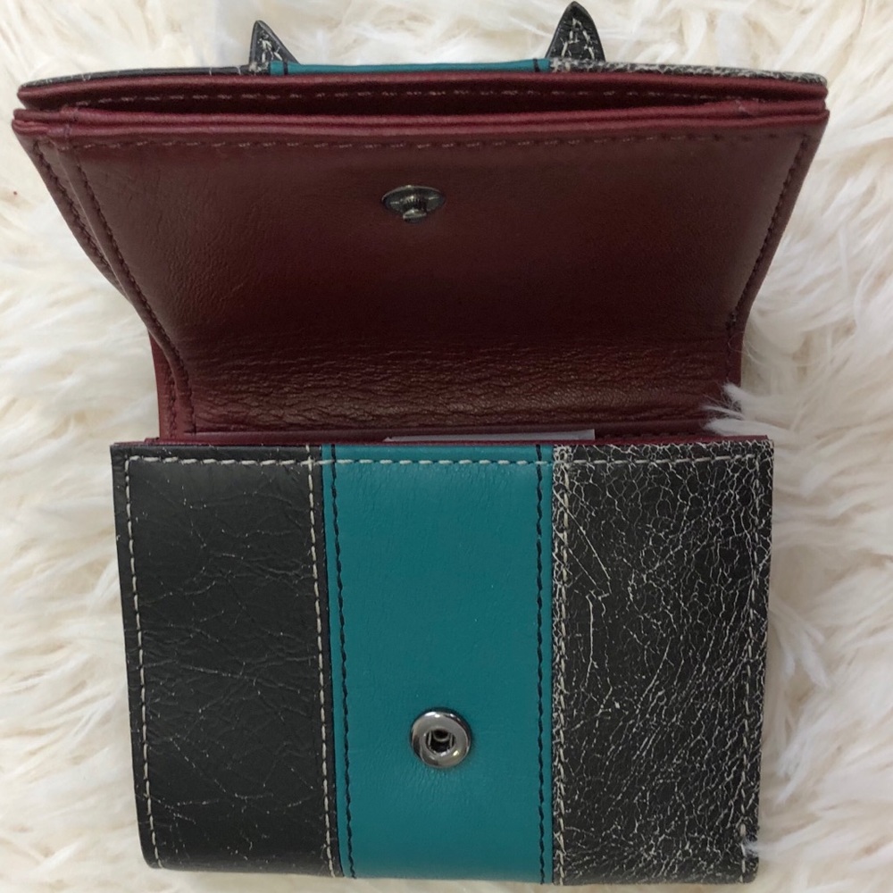 NWT:  DIESEL | Distressed Leather "Bunny" Wallet - Picture 6 of 9